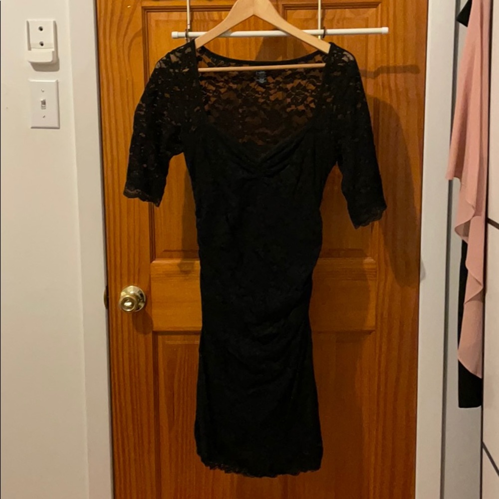Sexy black dress